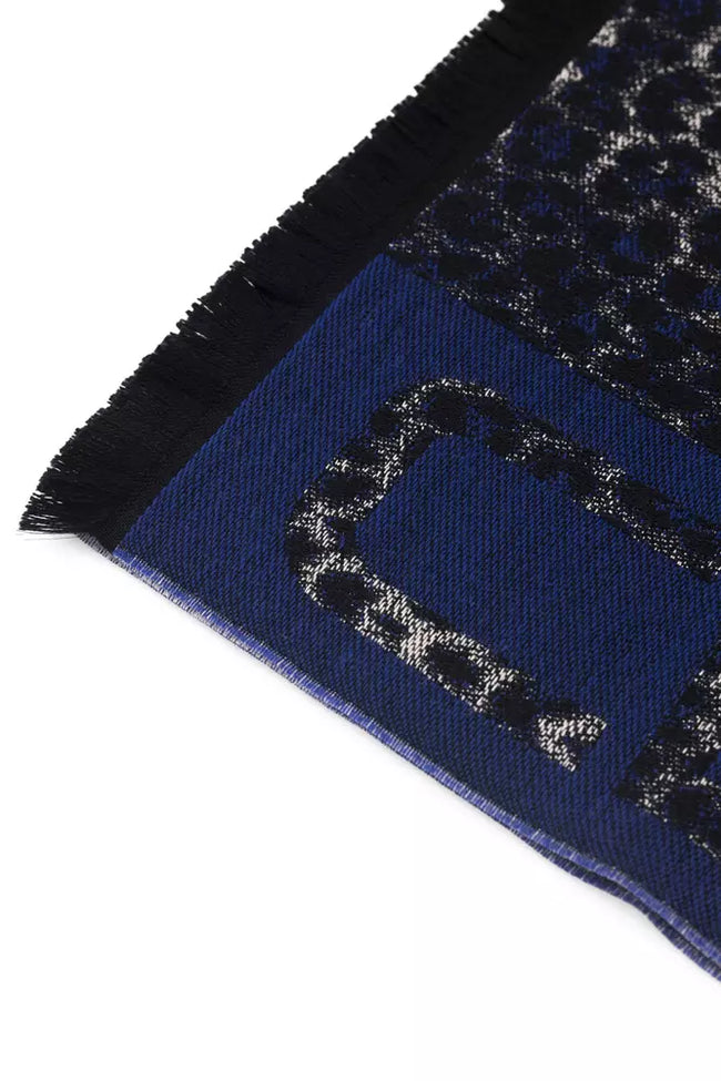 Cavalli Class Blauer Nylonschal