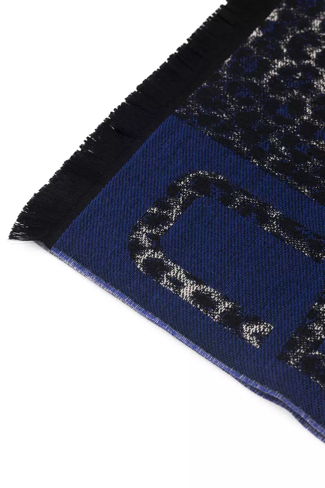 Cavalli Class Blauer Nylonschal