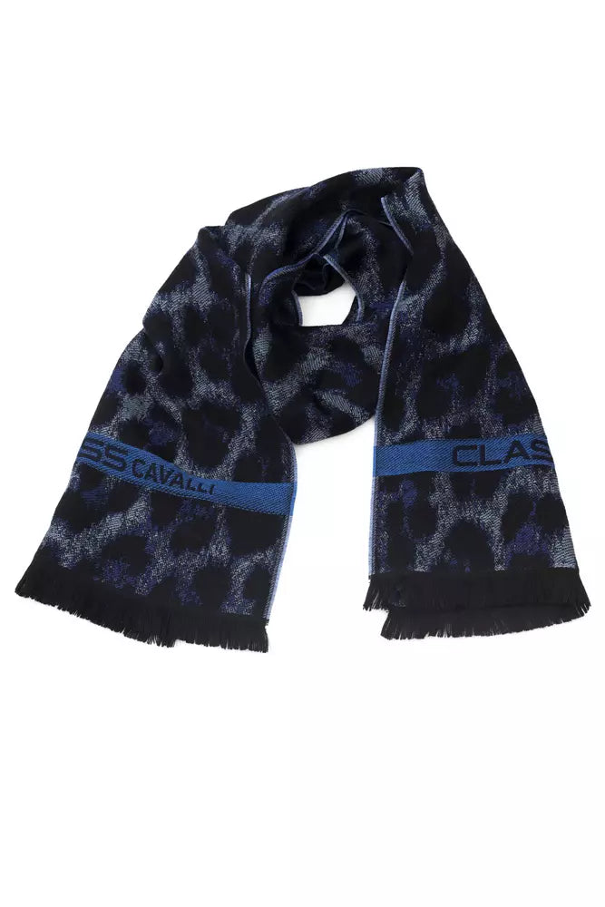 Cavalli Class Blauer Nylonschal