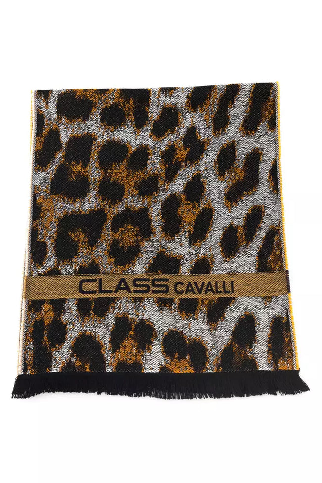Cavalli Class Braune Wollschal für Herren