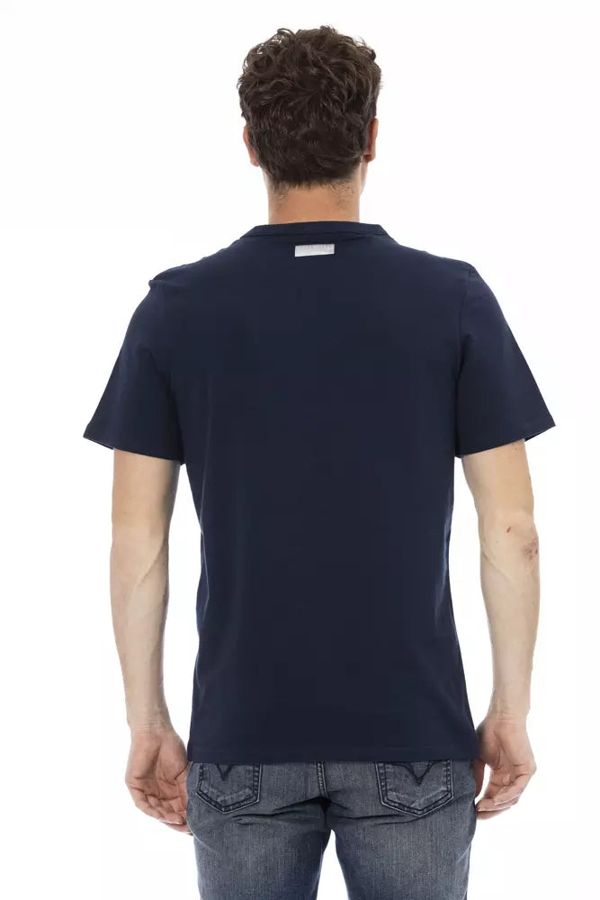 Bikkembergs Blu Baumwoll-T-Shirt für Herren