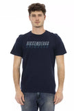 Bikkembergs Blu Baumwoll-T-Shirt für Herren