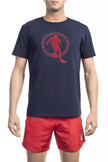 Bikkembergs Blu Baumwoll-T-Shirt für Herren