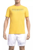 Bikkembergs Herren T-Shirt aus gelber Baumwolle