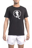Bikkembergs Schwarzes Baumwoll-T-Shirt für Herren