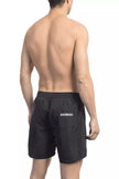 Bikkembergs Schwarze Badeshorts aus Polyester
