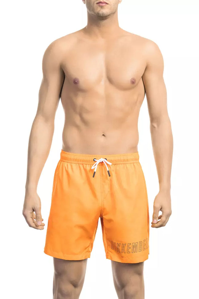 Bikkembergs Badehose aus Polyester in Orange für Herren