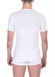 Bikkembergs Weißes Baumwoll-T-Shirt für Herren