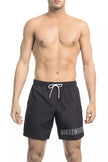 Bikkembergs Schwarze Badeshorts aus Polyester