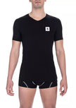 Bikkembergs Schwarzes Baumwoll-T-Shirt für Herren