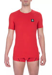 Bikkembergs Rosso Baumwoll-T-Shirt für Herren