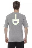 Tond Graues Baumwoll-T-Shirt für Herren