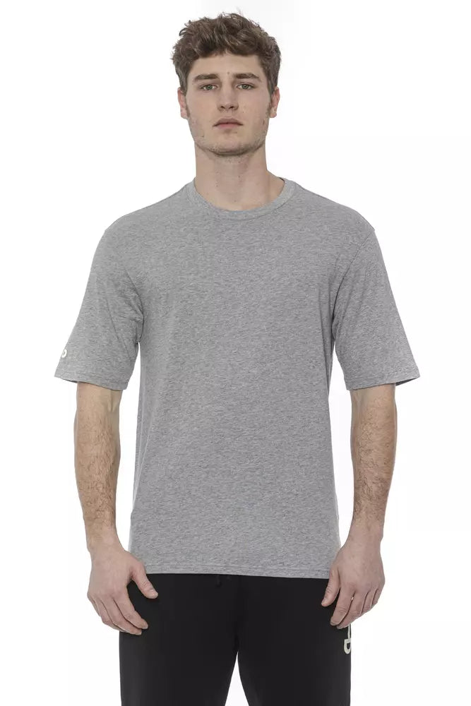 Tond Graues Baumwoll-T-Shirt für Herren