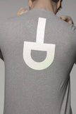 Tond Graues Baumwoll-T-Shirt für Herren