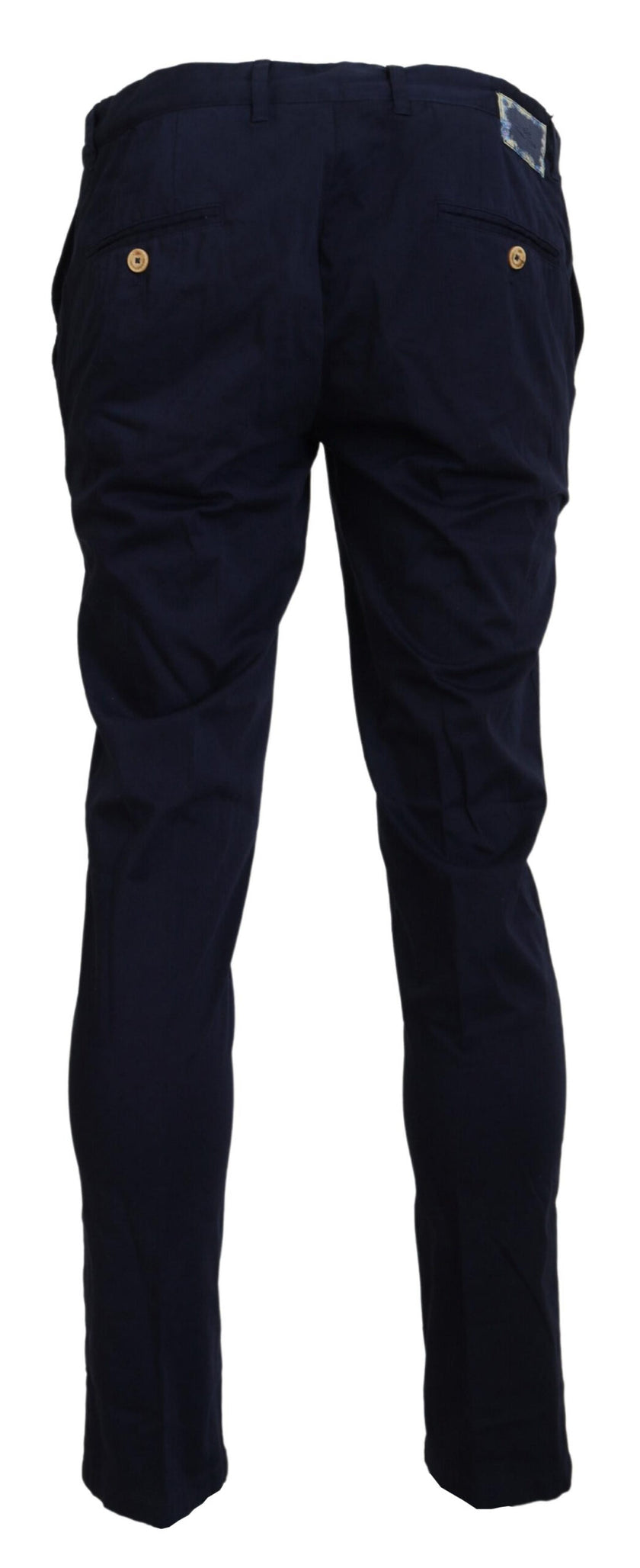 Domenico Tagliente Dunkelblaue Baumwoll-Skinny-Hose für Männer