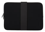 Gant Schwarzes gepolstertes Etui Tasche Zipper Cover Sleeve Case