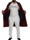 Dolce & Gabbana Schwarzer Trench-Parka mit Kapuze Baumwolljacke