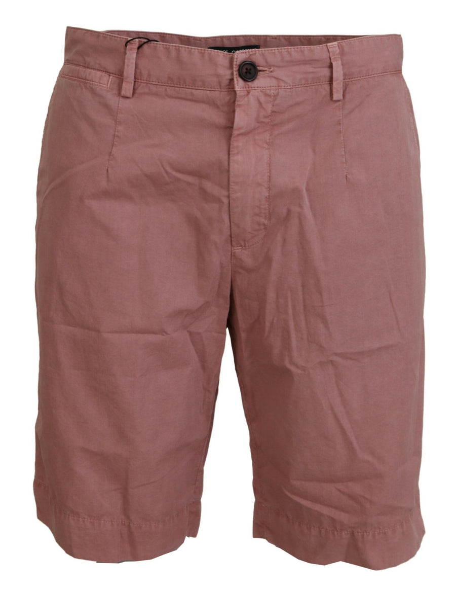 Dolce & Gabbana Rosa Chinos Baumwolle Casual Herren Shorts