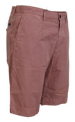 Dolce & Gabbana Rosa Chinos Baumwolle Casual Herren Shorts