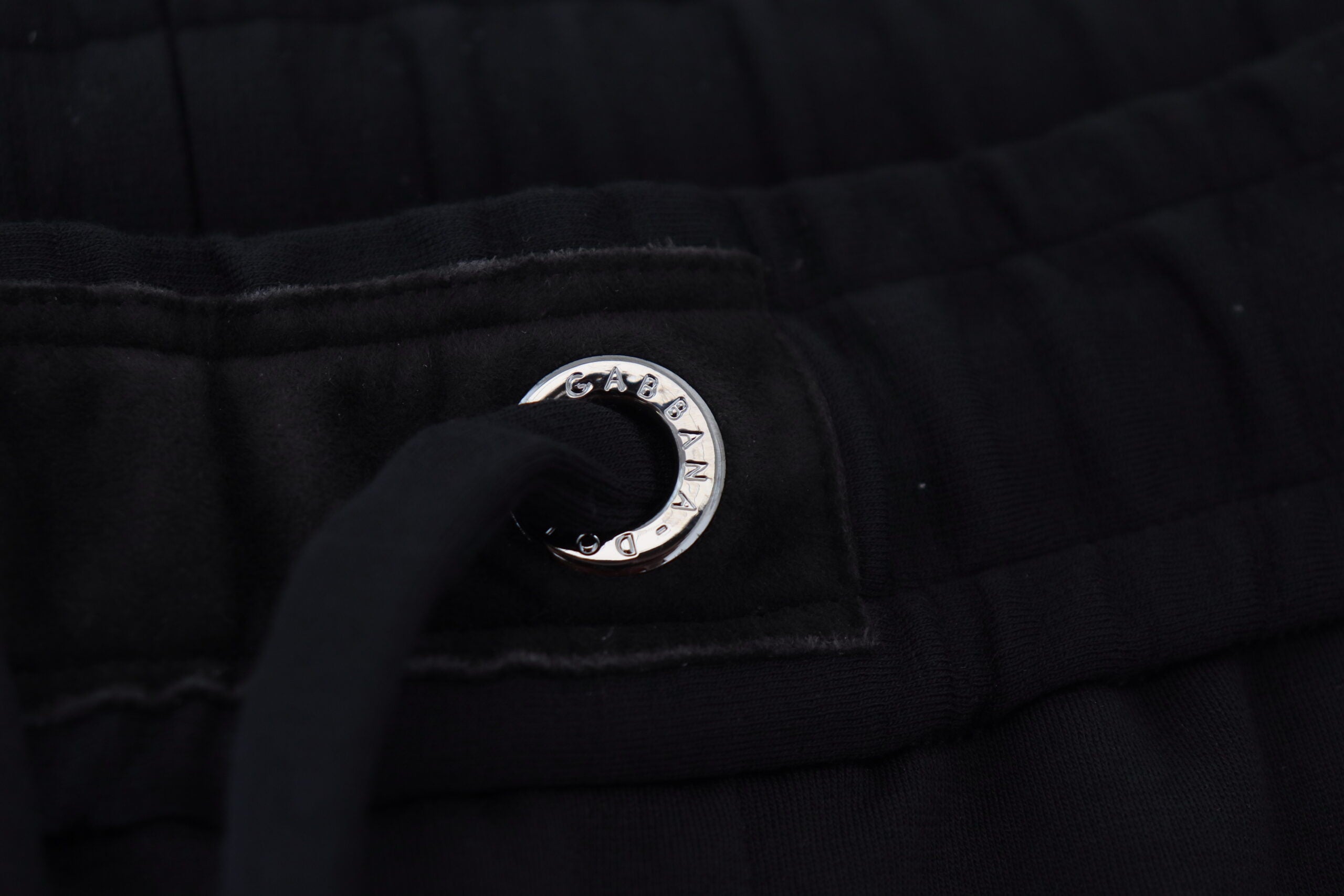 Dolce & Gabbana Schwarze Herren Sport Wolle Sweatpants Hosen