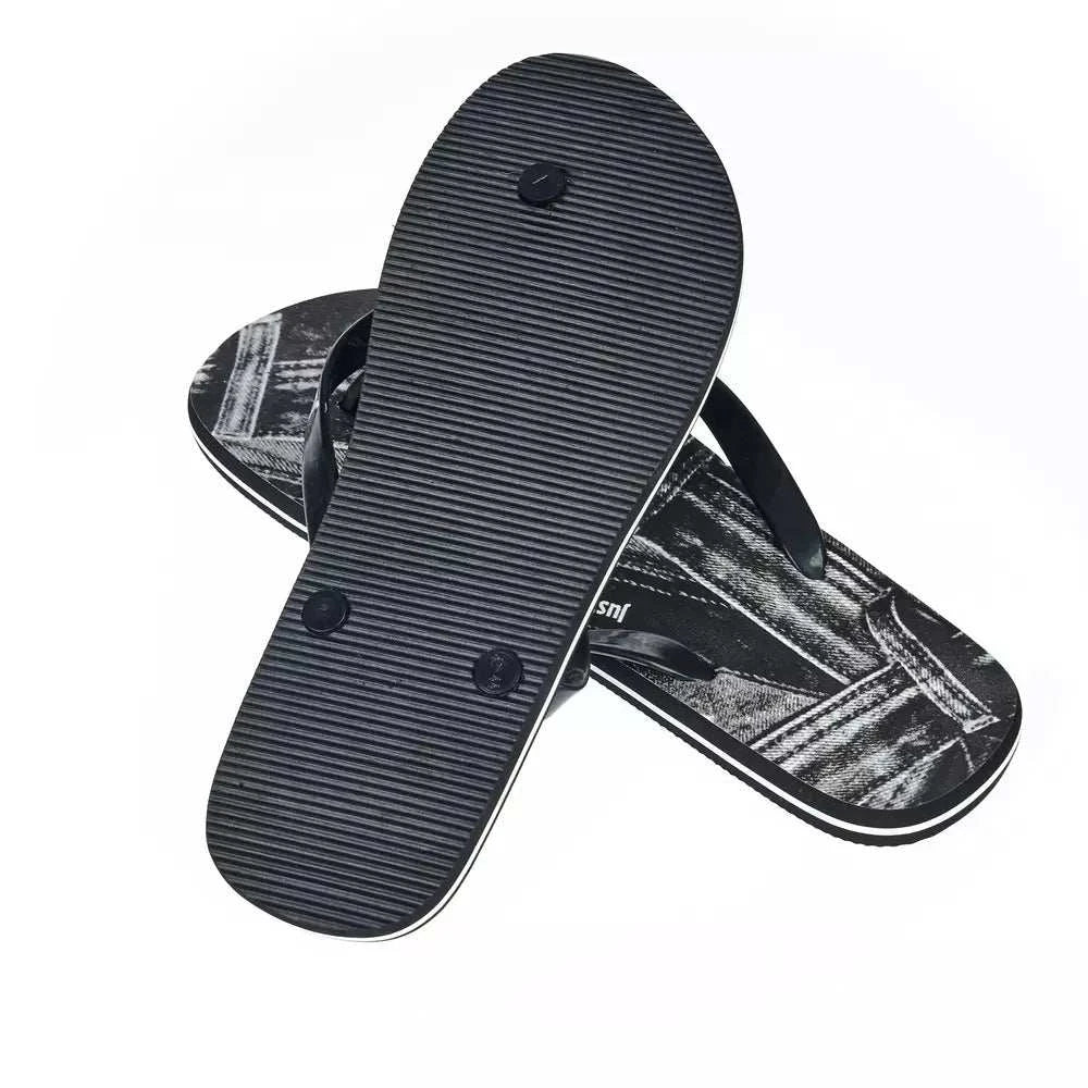 Just Cavalli Men's Black EVA Sandals