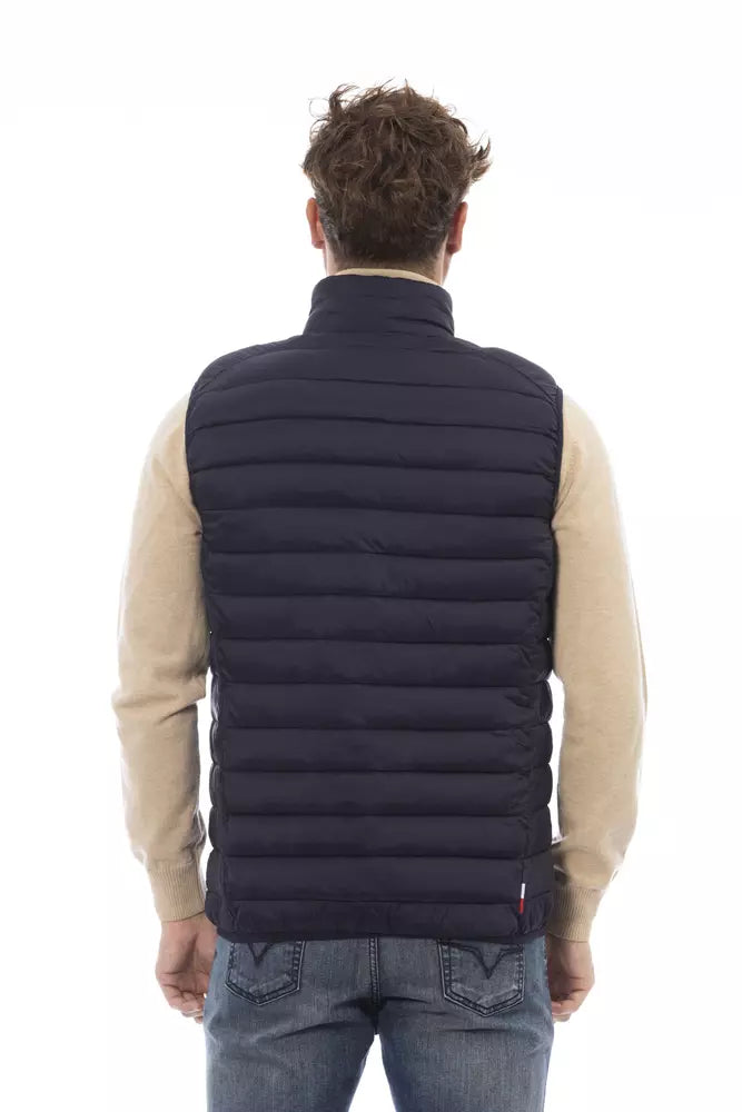 Invicta Blaue Polyamid-Weste für Herren