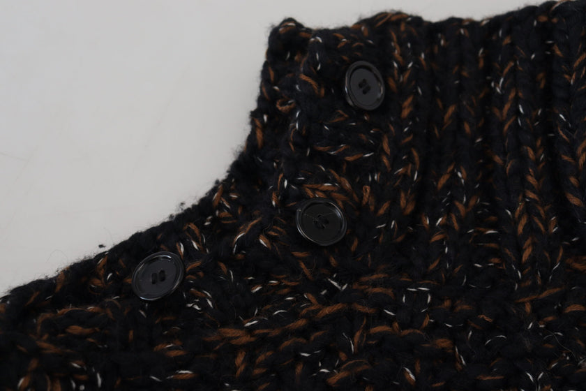 Dolce & Gabbana Brauner Fatto A Mano Rollkragenpullover Pullover