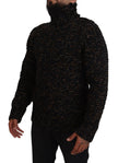 Dolce & Gabbana Brauner Fatto A Mano Rollkragenpullover Pullover