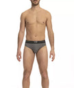 Cavalli Class Graues Baumwoll-Unterwäsche-Set für Herren, 3er-Pack
