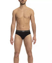 Cavalli Class Schwarzes Baumwoll-Unterwäsche-Set für Herren, 3er-Pack