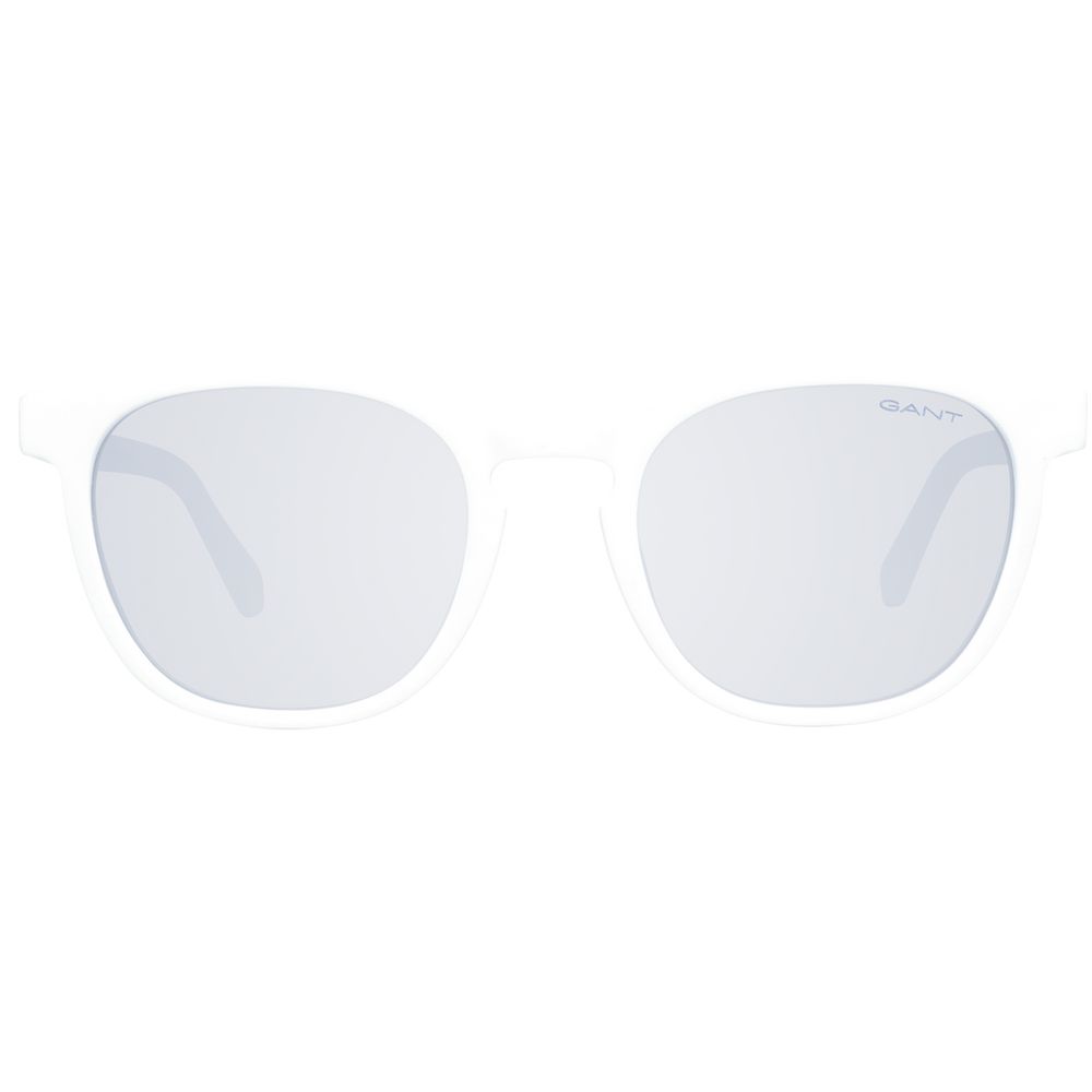 Gant Weiße Sonnenbrille aus Kunststoff