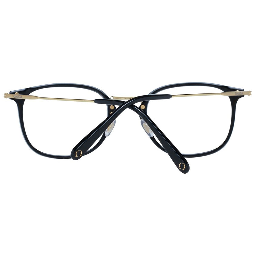 Omega Brille aus schwarzem Metall & Kunststoff (Gestell)