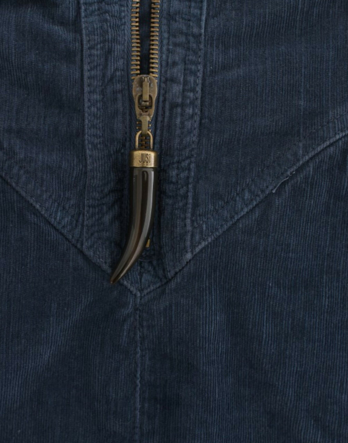 Cavalli Blue Corduroy Pencil Skirt