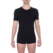 Bikkembergs Schwarzes Baumwoll-T-Shirt für Herren