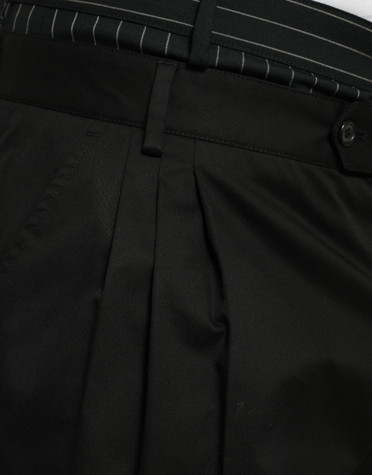 Dolce & Gabbana Schwarze Cargo-Bermuda-Shorts aus Baumwoll-Stretch
