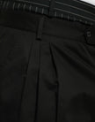 Dolce & Gabbana Schwarze Cargo-Bermuda-Shorts aus Baumwoll-Stretch