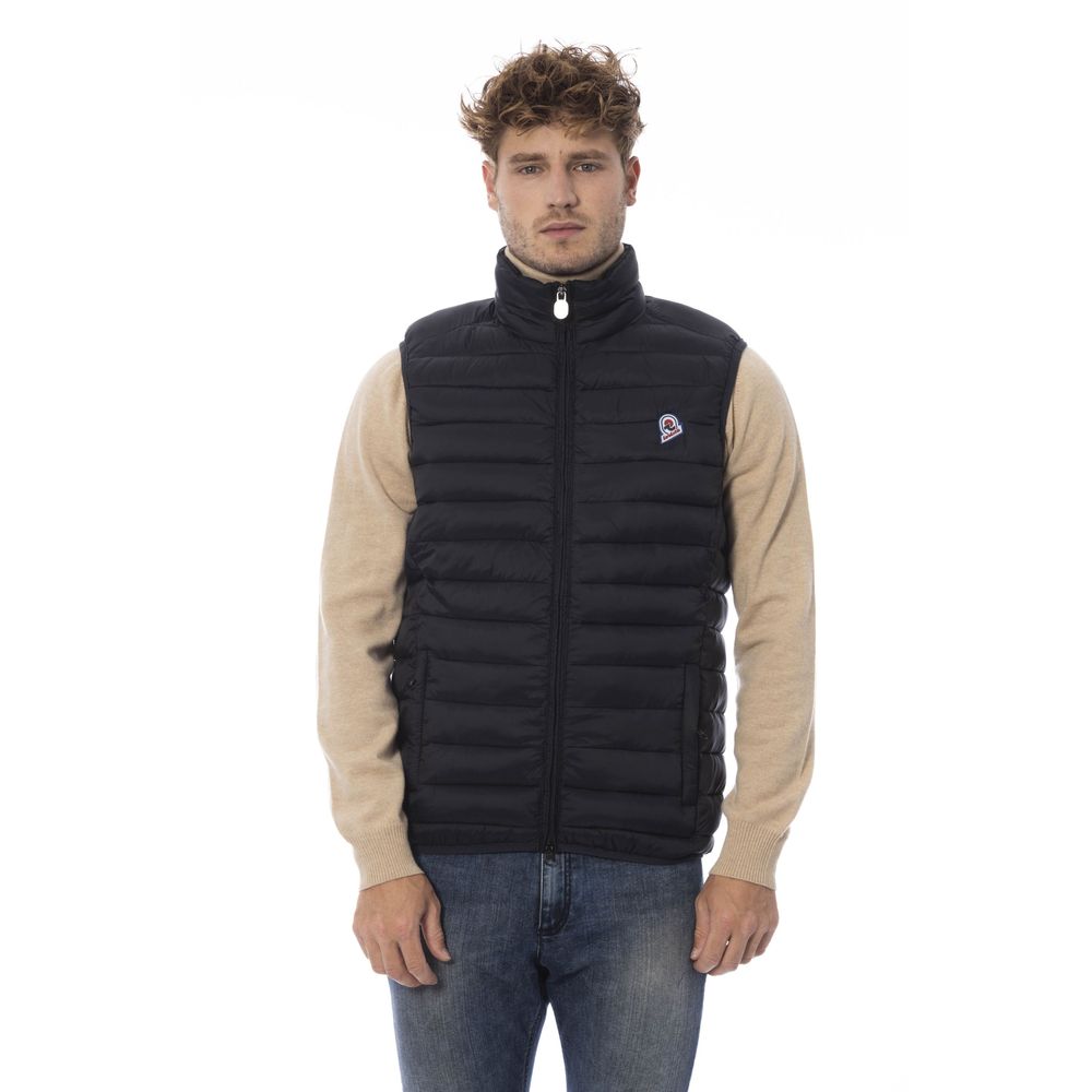 Invicta Schwarze Polyamid-Weste für Herren