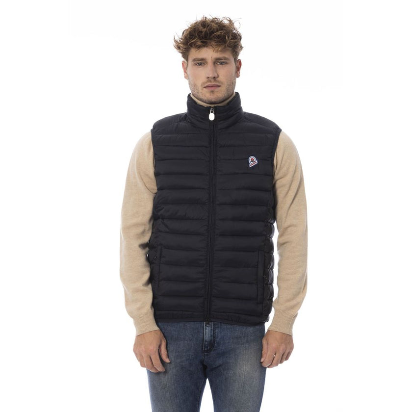 Invicta Schwarze Polyamid-Weste für Herren