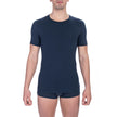 Bikkembergs Blaues Baumwoll-T-Shirt für Herren