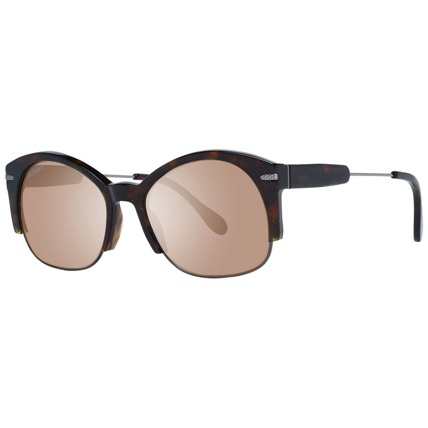 Serengeti Braune Sonnenbrille aus Acetat und Metall