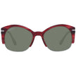 Serengeti Sonnenbrille aus Acetat und Metall in Rot