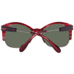 Serengeti Sonnenbrille aus Acetat und Metall in Rot