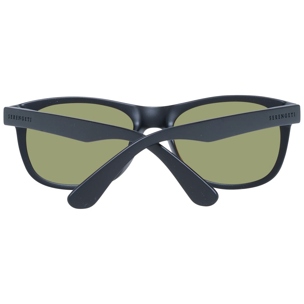Serengeti Sonnenbrille aus schwarzem Kunststoff