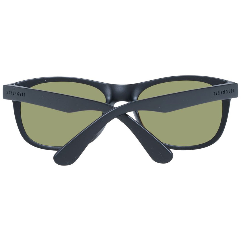 Serengeti Sonnenbrille aus schwarzem Kunststoff