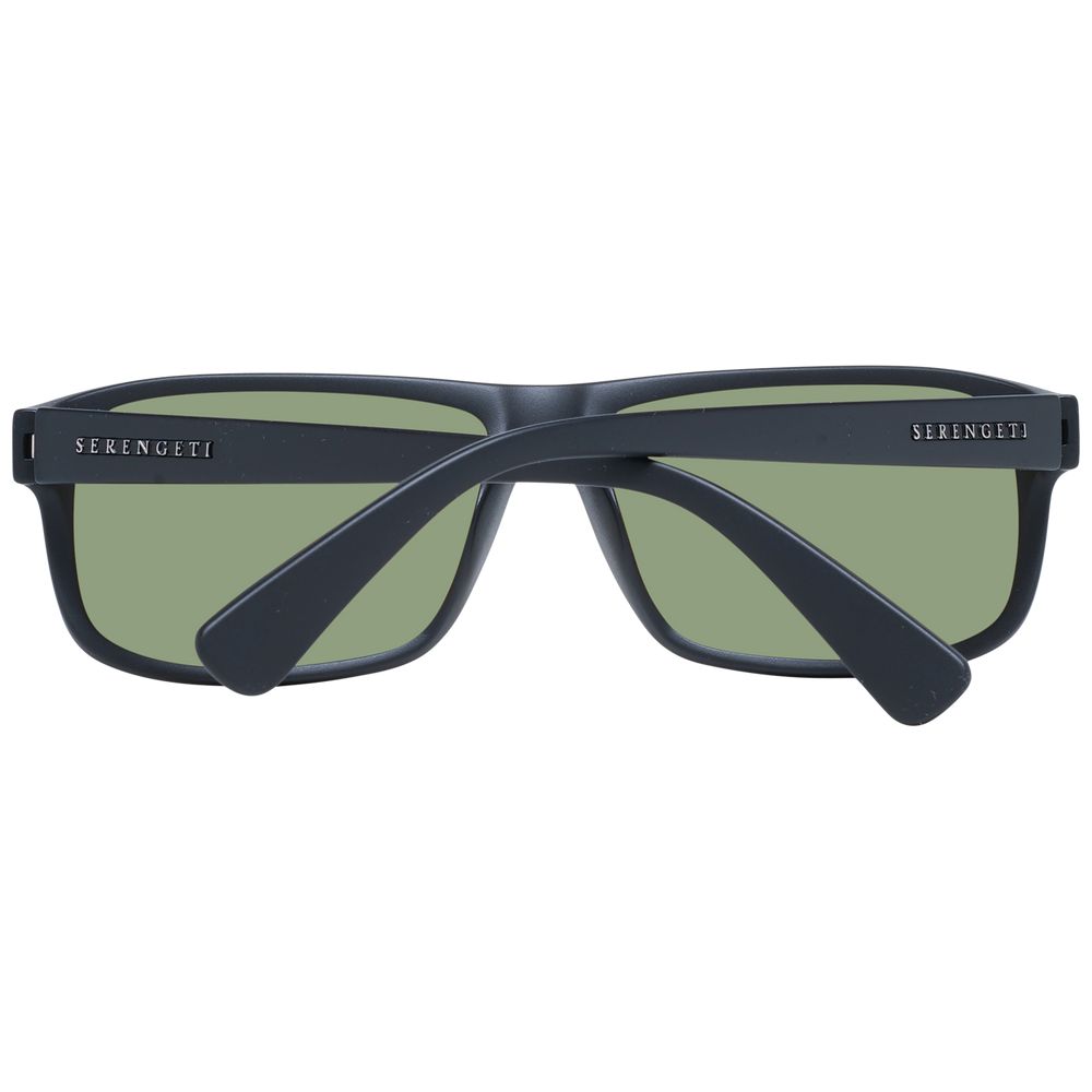 Serengeti Sonnenbrille aus schwarzem Kunststoff