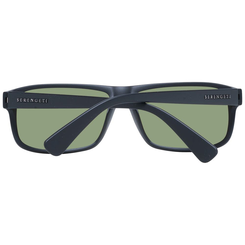 Serengeti Sonnenbrille aus schwarzem Kunststoff