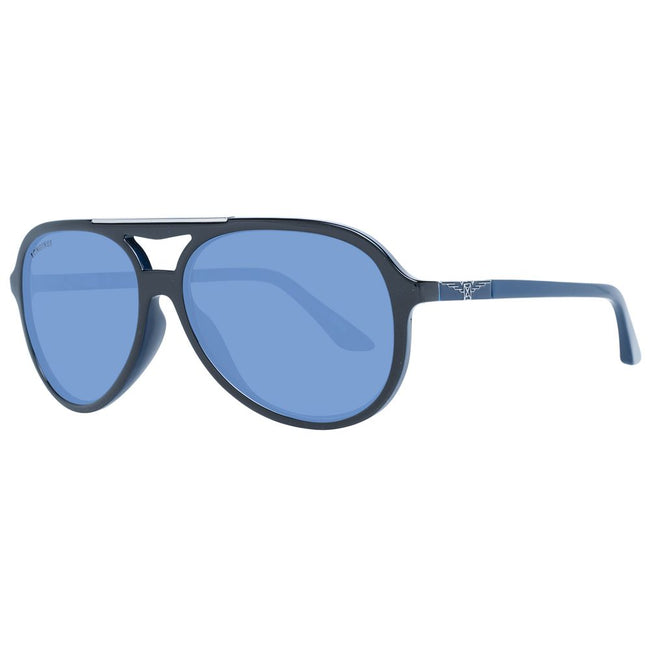 Longines Schwarze Sonnenbrille aus Kunststoff