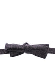 Dolce & Gabbana Graue Schwarze Wollfliege