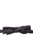 Dolce & Gabbana Graue Schwarze Wollfliege