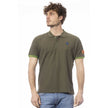 Invicta Grünes Herren-Poloshirt aus Baumwolle
